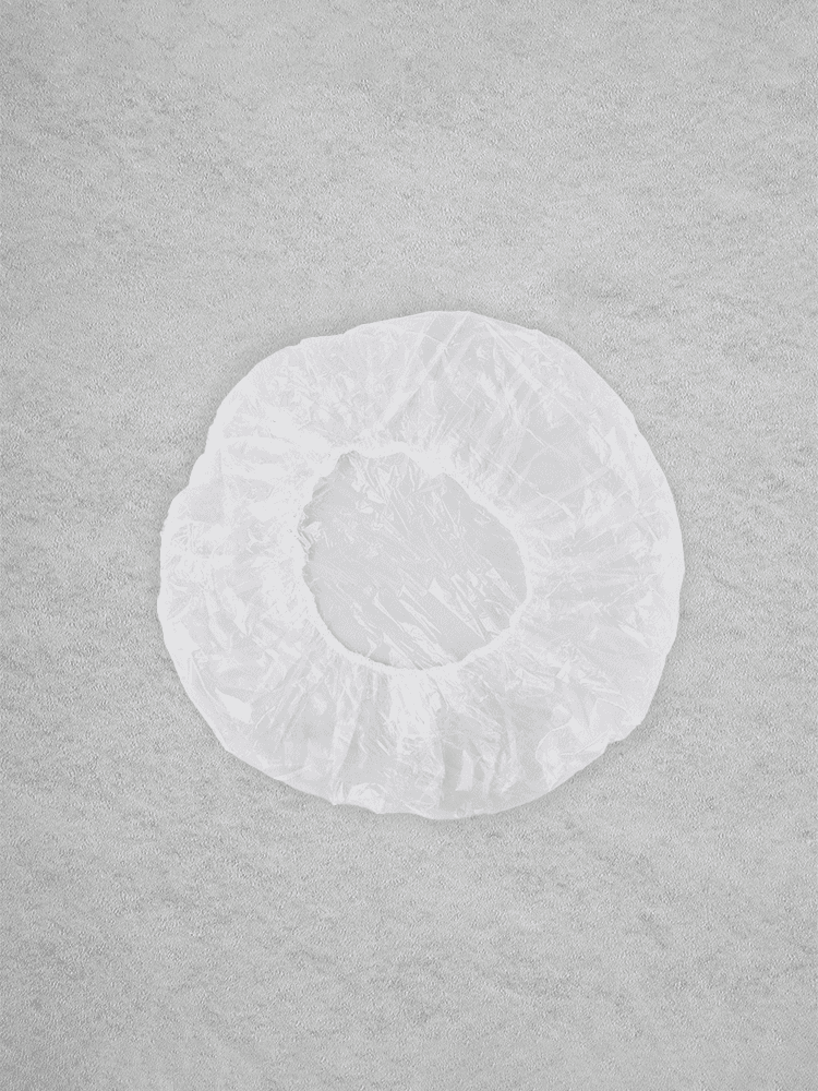 K-Beauty Disposable Clear Shower Cap 7P