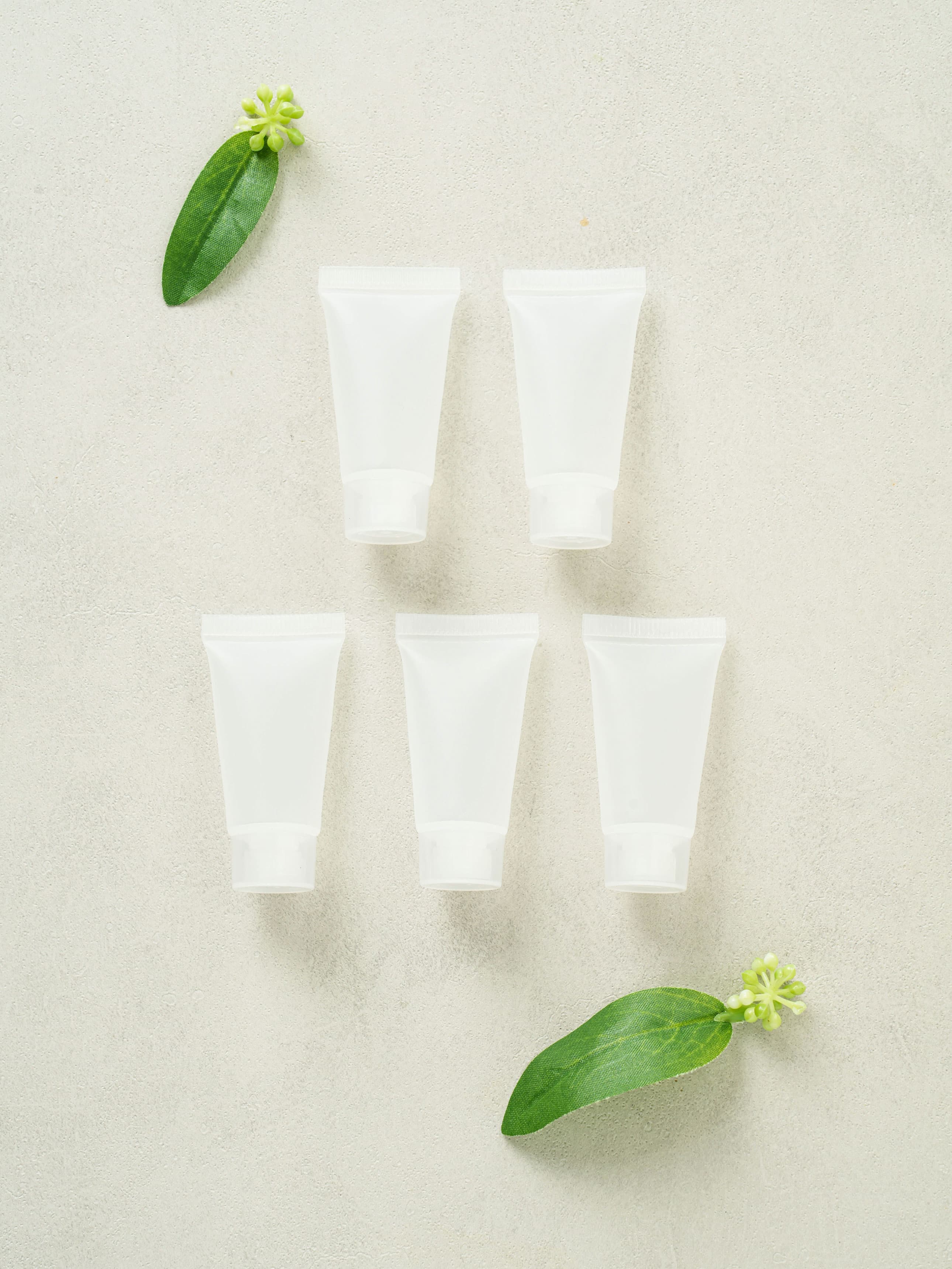K-Beauty 5 x 5 g Cosmetic Tube Containers