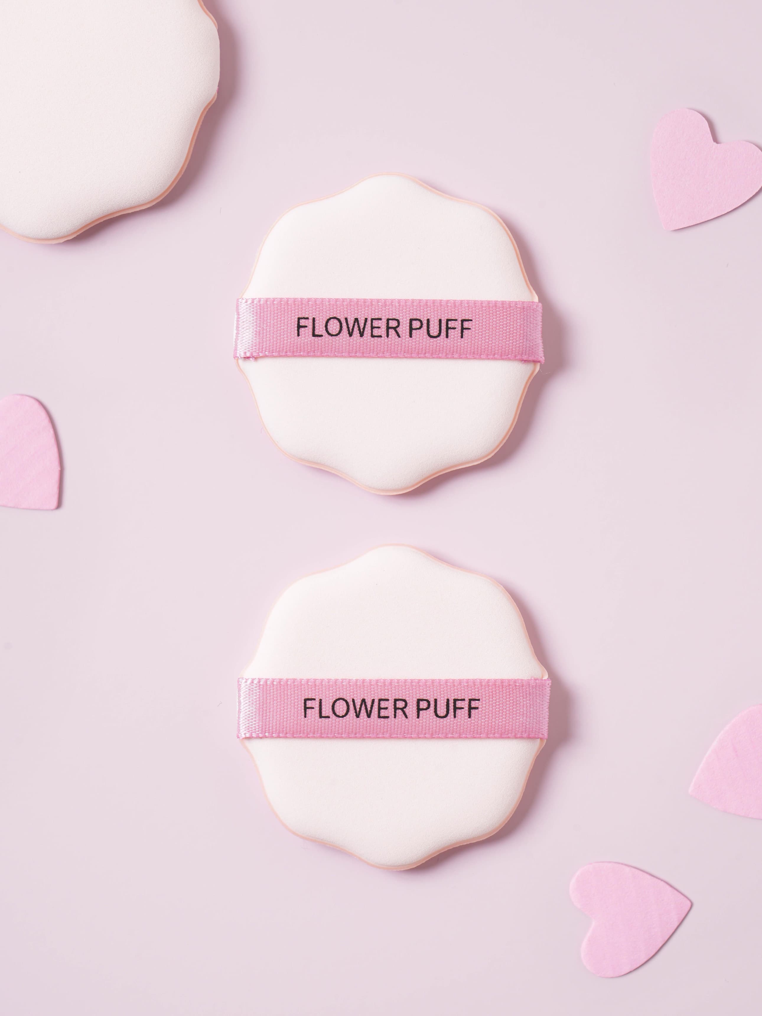 K-Beauty 2 x Floral Puffs