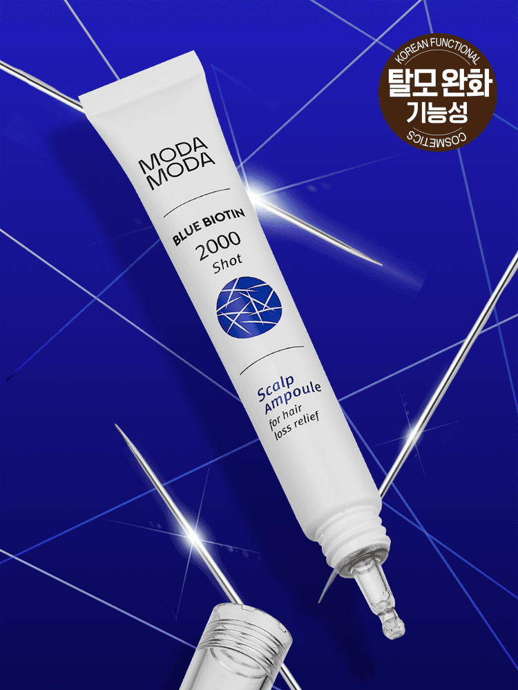 Modamoda Modamoda Blue Biotin 2000 Shot Scalp Ampoule 20 ml