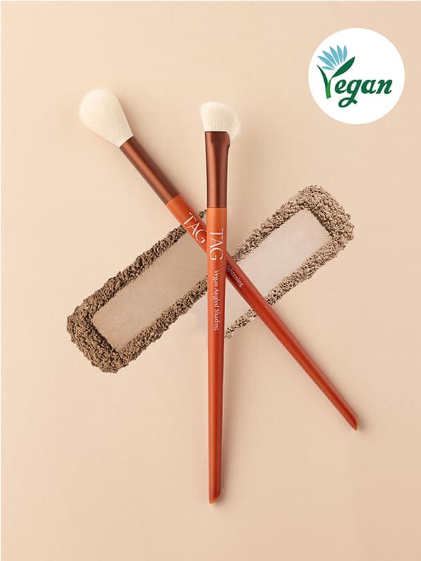 Tag Tag Vegan Detail Brush Duo (Brightening & Shading)
