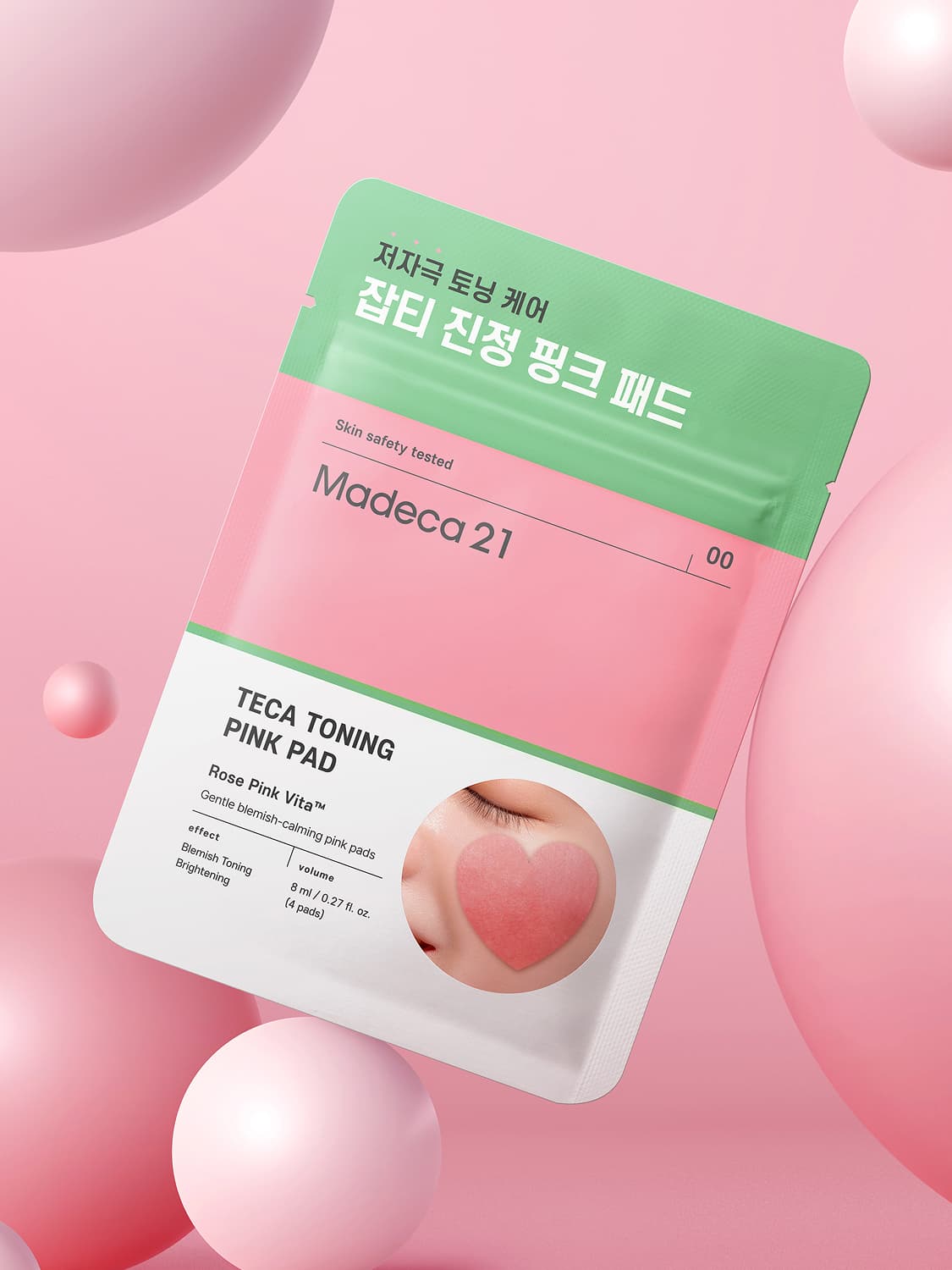 Madeca 21 Madeca 21 Teca toning pink pads 4pk