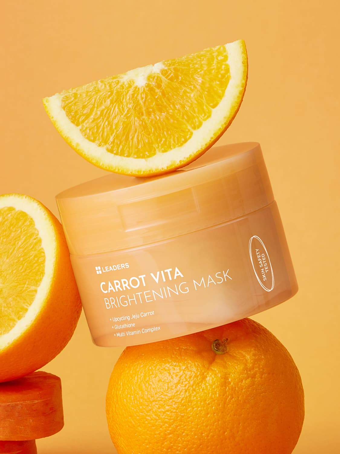 Leaders Cosmetics Leaders' Carrot Vita Rejuvenation Mask, 14-pack