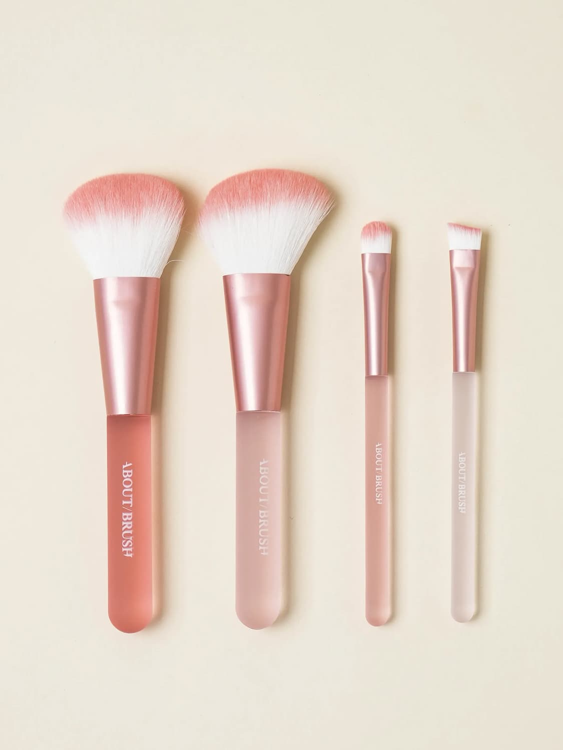 K-Beauty Set of 4 Spring Flower Makeup Brushes