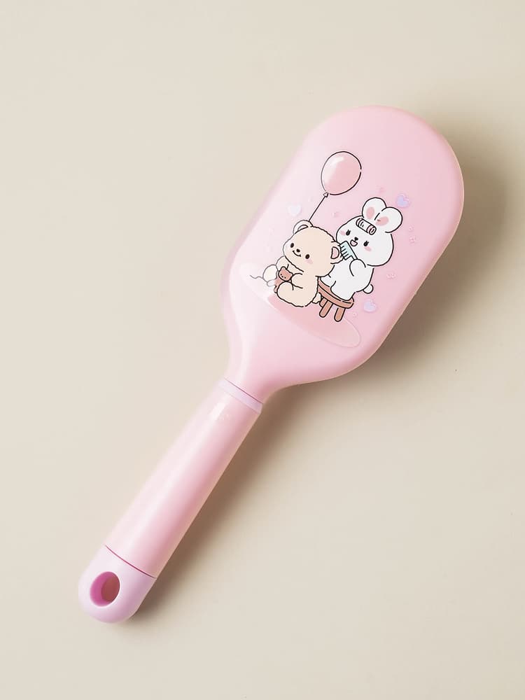 K-Beauty Character Hair Brush with Cleaner