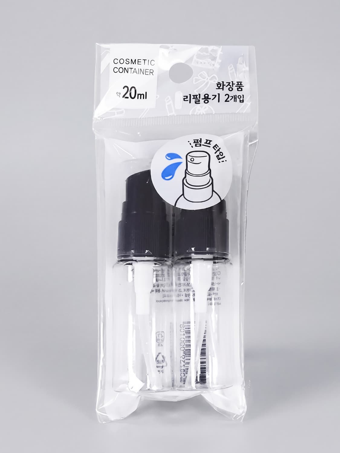 K-Beauty Simple refill pump 20 ml 2P
