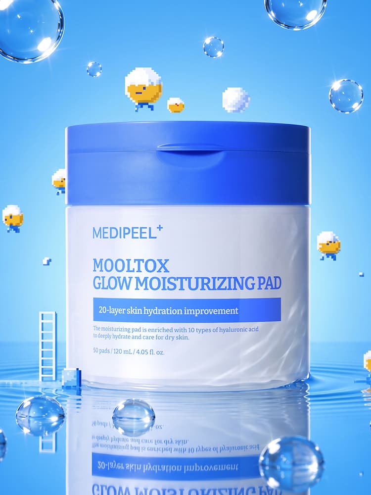 Mediphil Medifill Water Tox Radiant Moisturizing Pad 2.0, 50 Count